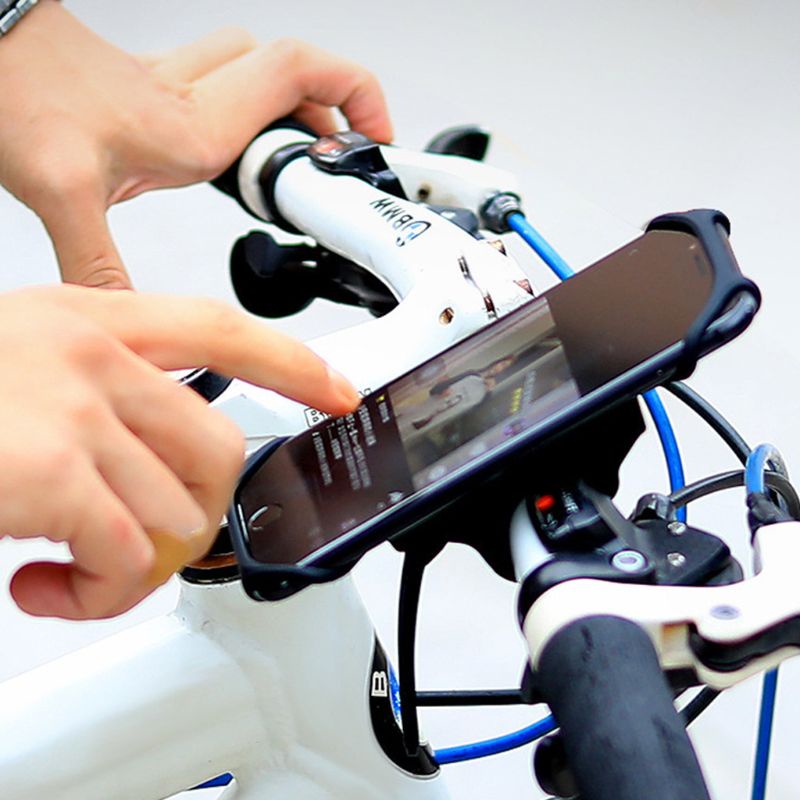 Giá Đỡ Điện Thoại Gắn Tay Lái Xe Đạp Có Thể Xoay 360 Độ Tiện Dụng