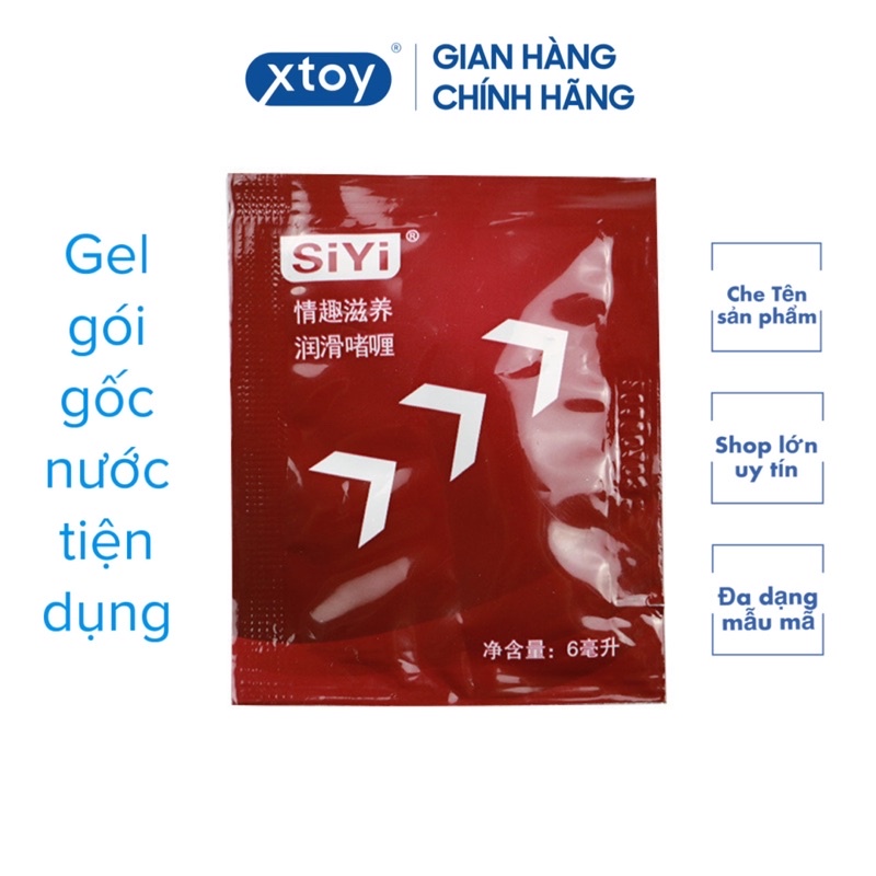 Gel Bôi Trơn Dạng Gói SiYi Gốc Nước Tiện Dụng 6ml