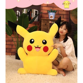 Gấu bông pikachu vuông dễ thương đáng yêu (15cm --->75cm) vải nhung cao cấp mềm mịn, an toàn cho bé hàng loại 1