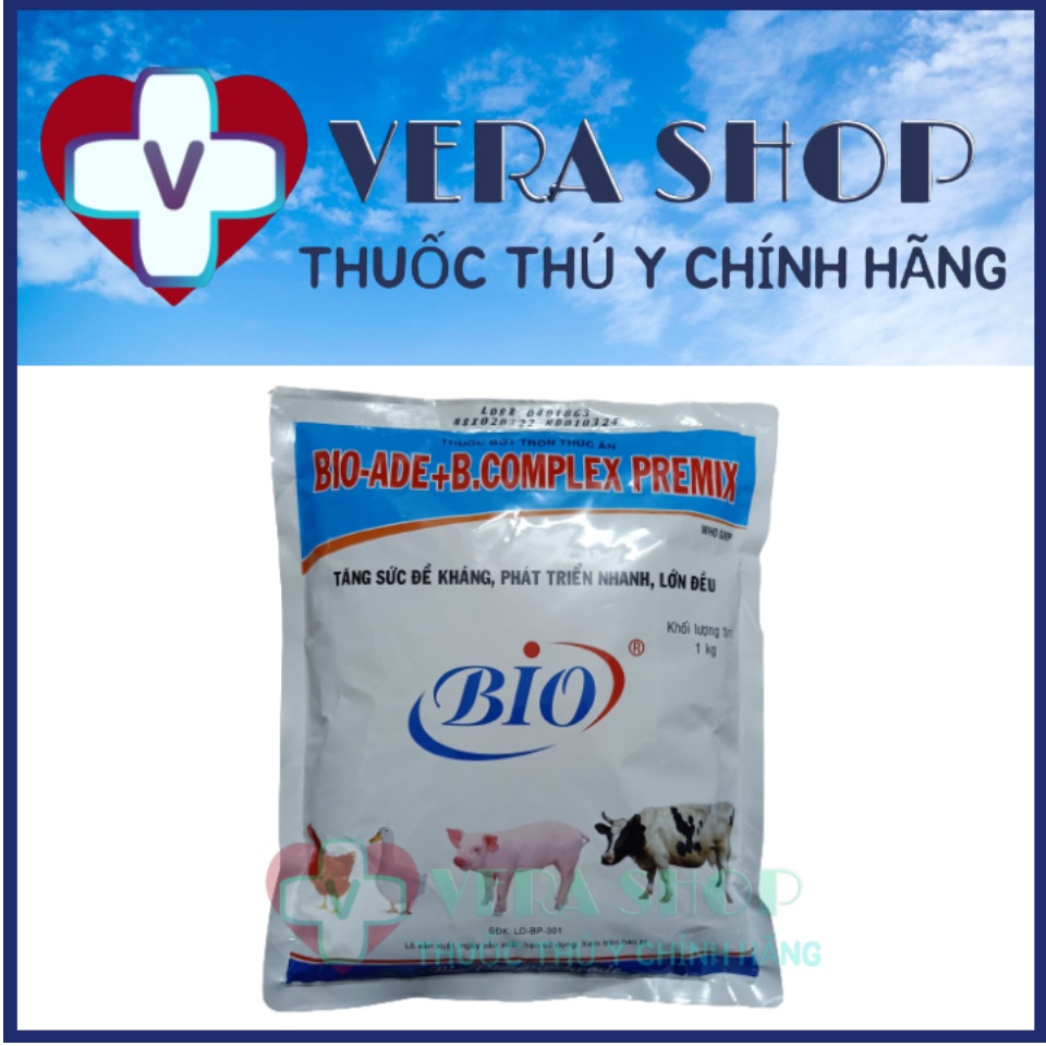 BIO ADE BCOMPLEX PREMIX GÓI 1KG - Bổ sung vitamin, tăng trọng