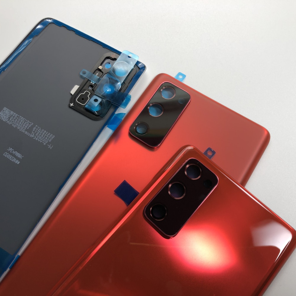 Ốp Điện Thoại Nhựa Mặt Kính Khung Viền Bảo Vệ Camera Cho Samsung Galaxy S20 FE 4G S20FE 5G