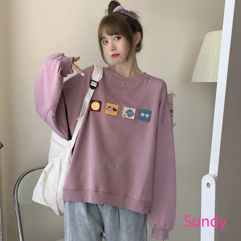 Áo Nỉ Phong Cách Nhật Bản Xinh Xắn Cho Nữ | BigBuy360 - bigbuy360.vn