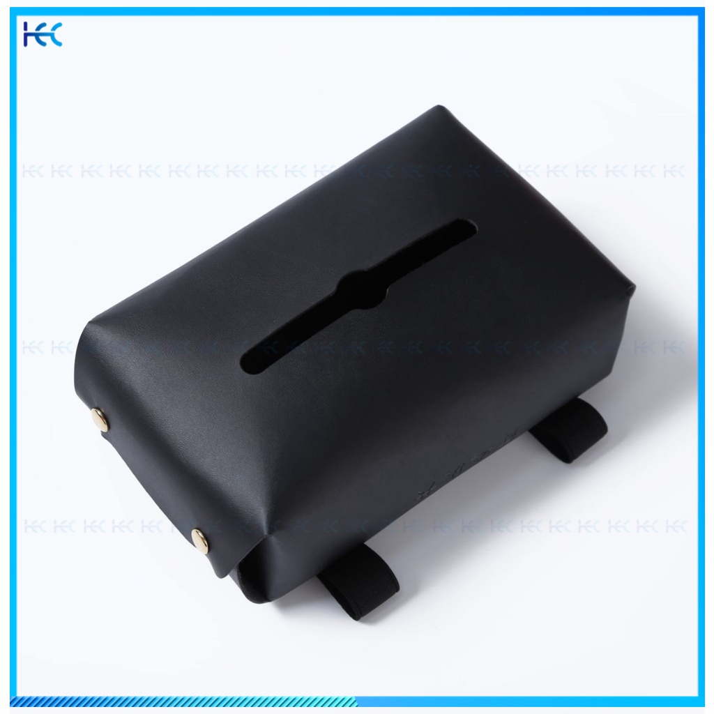 1 Hộp Đựng Khăn Giấy Bằng Da PU Cho Xe Hơi