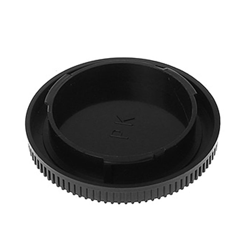 KOK Rear Lens Body Cap Camera Cover Set Anti-dust Screw Mount Protection Plastic Black for Pentax PK DA126