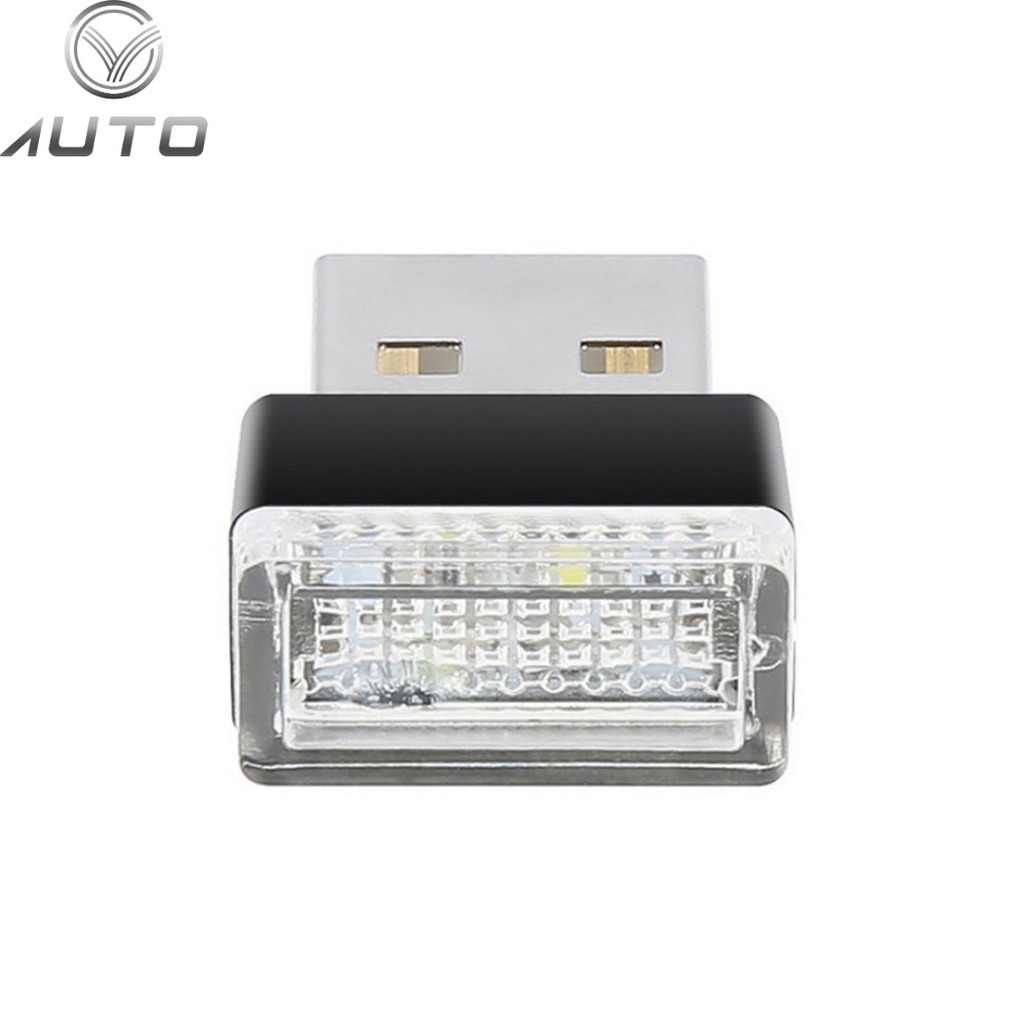 Đèn led phát sáng gắn cổng USB trang trí ô tô, xe hơi