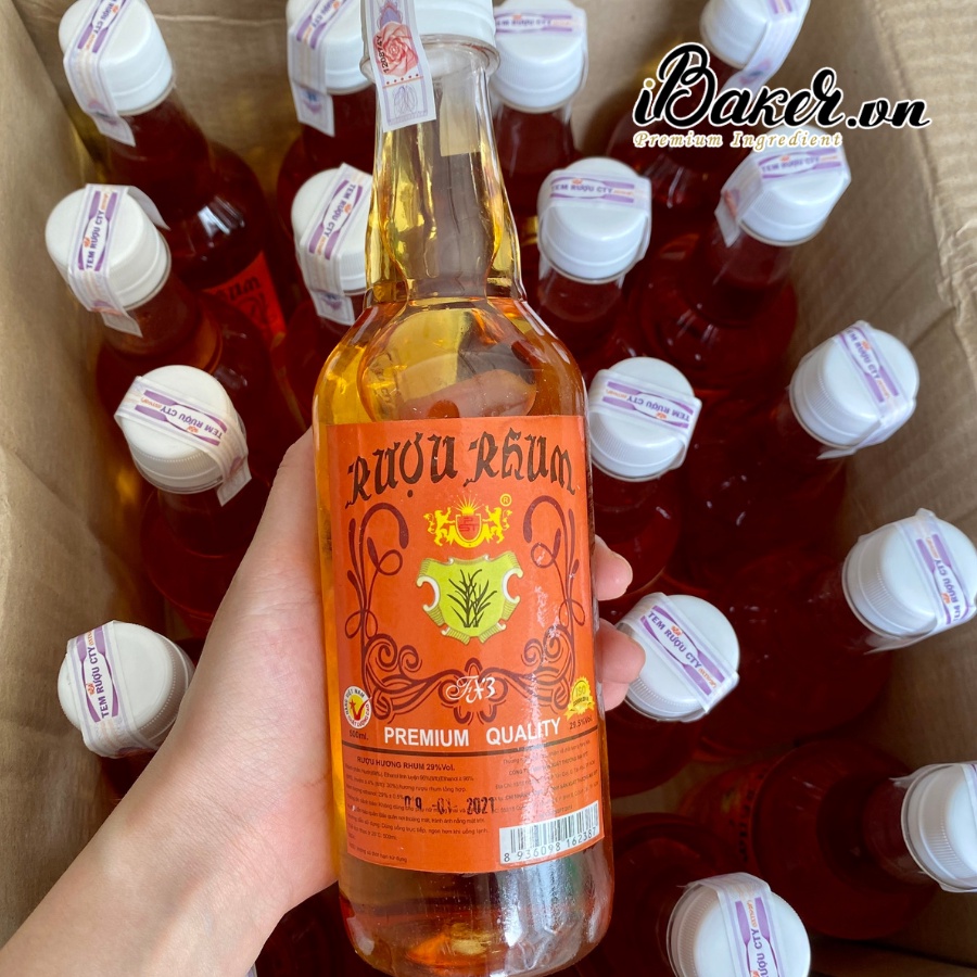 [Chai 500ml] Hương Rum Sài Gòn, rum pha chế, làm bánh