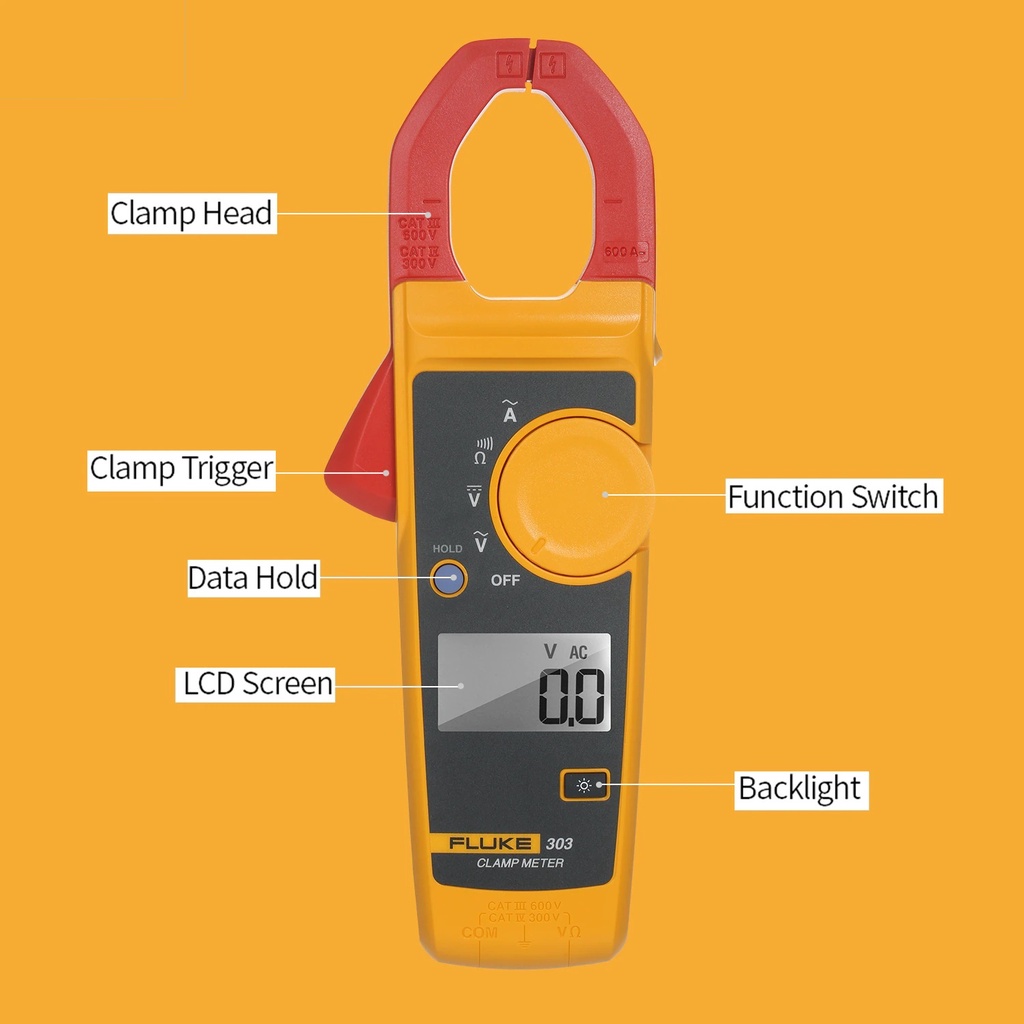 Ampe kìm Fluke 303 [CHÍNH HÃNG]