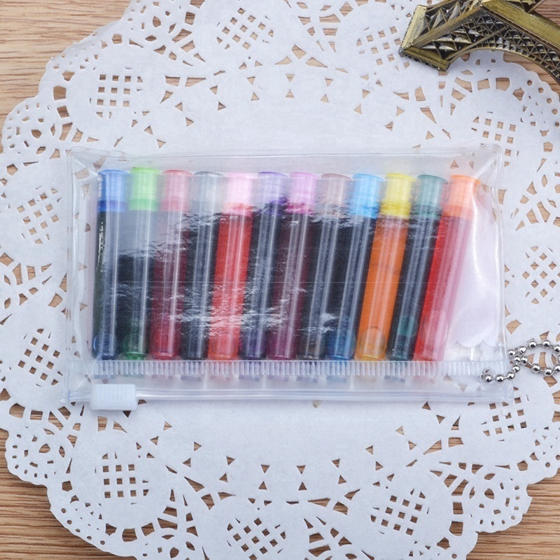 Bộ 12 Mực Bơm Bút Máy Sử Dụng Một Lần Tiện Dụng