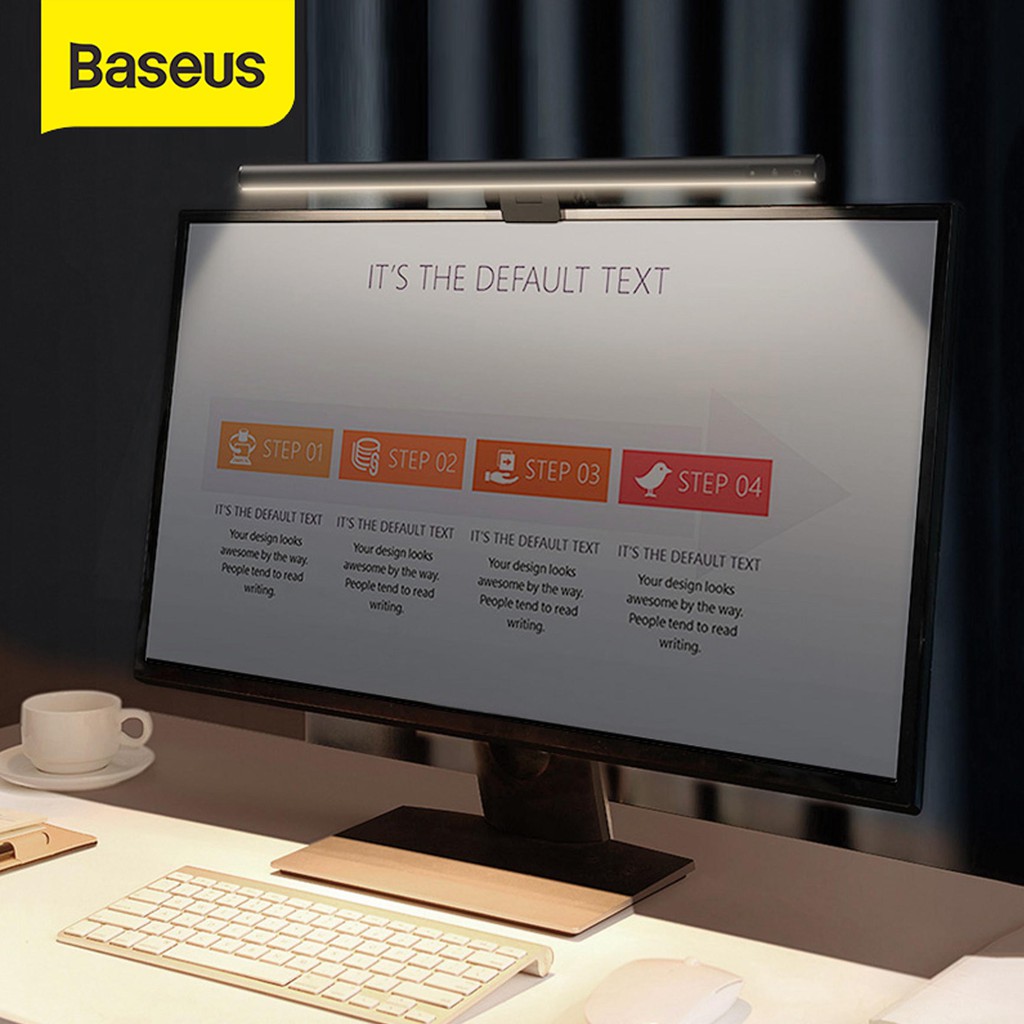 Đèn Treo Màn Hình Máy Tính Baseus Screen Hanging Light Pro ( 2 Bản Thường và Pro ) | BigBuy360 - bigbuy360.vn