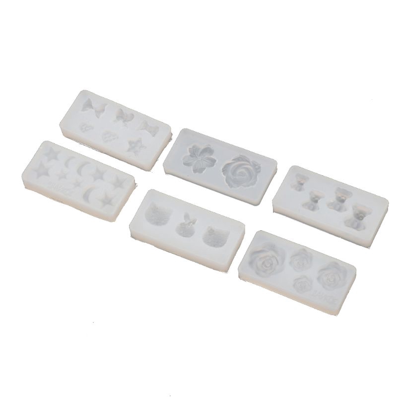 Khuôn silicon làm phụ kiện hình hoa 3D trang trí móng tay tiện lợi