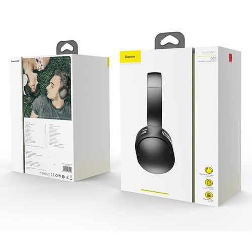 Tai nghe bluetooth trùm đầu baseus Encok D02