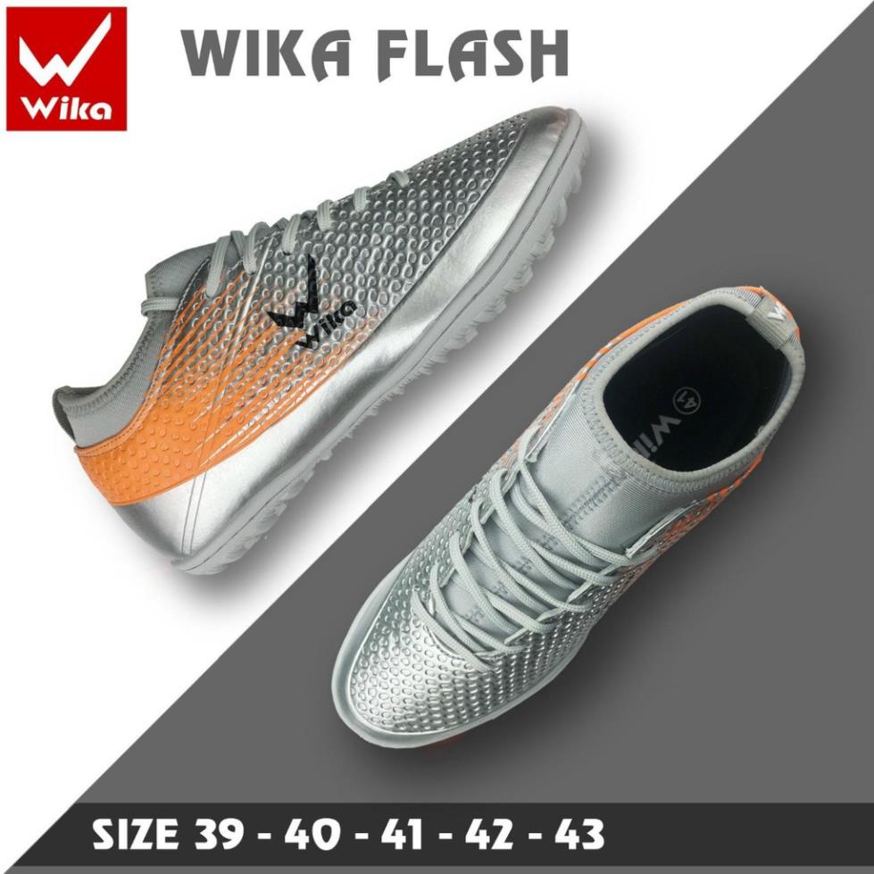 Giày Bóng Đá WIKA Chính Hãng Da Phủ PU Cao Cấp Chống Bong Tróc, Đế Mềm Dẻo, Đinh Bám Sân 2017 PU-3