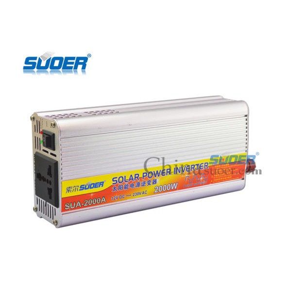 MÁY KICH ĐIỆN 12V LÊN 220V INVERTER 2000W SUOER SUA-2000A