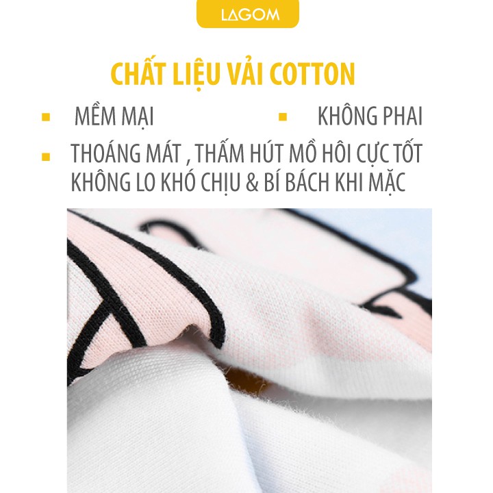 [100% COTTON] Váy Ngủ Cute Tay Ngắn  Bộ Mặc Nhà Nữ Mùa Hè Cotton Cao Cấp