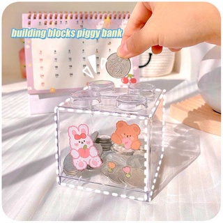 Hộp Đựng Tiền Xu Bằng Acrylic Trong Suốt Tiện Dụng