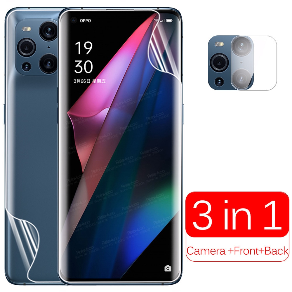 Miếng Dán Cường Lực Bảo Vệ Camera Sau 3 Trong 1 Cho Oppo Find X3 Pro X 3 Findx3 X3Pro Findx3Pro 6.7 "