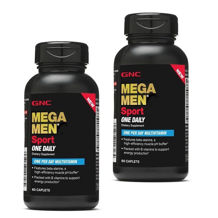 USA  - GNC Mega Men Sport One Daily 60 viên giúp nâng cao hiệu suất tập luyện thể dục thể thao, tăng cường cơ bắp