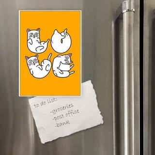 Nam châm hít dán tủ lạnh để trang trí in hình Nam châm hít dán tủ lạnh để trang trí in hình Love Cat