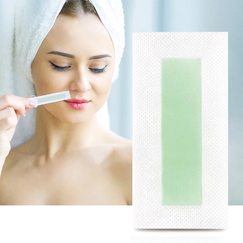 Bộ 10 Miếng Dán Tẩy Lông Mặt/Chân/Toàn Thân Màu Sắc Ngẫu Nhiên