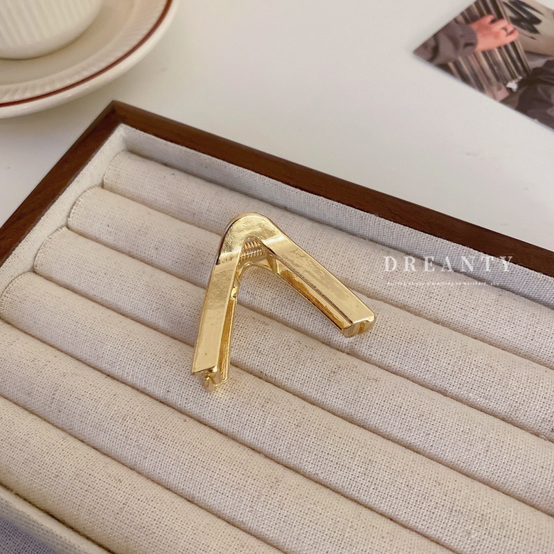 Kẹp Tóc Hình Tam Giác / Cá Mập Đơn Giản Sáng Tạo Thời Trang
