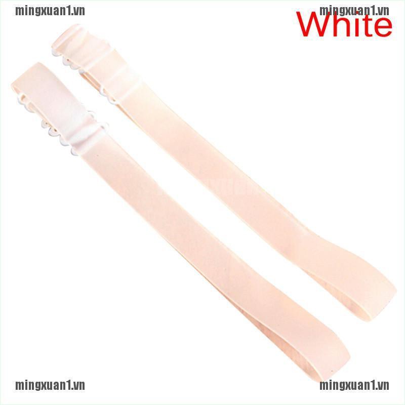 2 Cặp Dây Áo Ngực Silicone Trong Suốt 1.5Cm