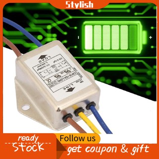 Linh kiện lọc ứng dụng hilitand emi 1 pha cw1b-10a-l 125/ 250v