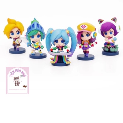 Mô Hình Chibi Team Giả Lập Liên Minh Huyền Thoại Chính Hãng {Tặng Kèm móc Khóa }