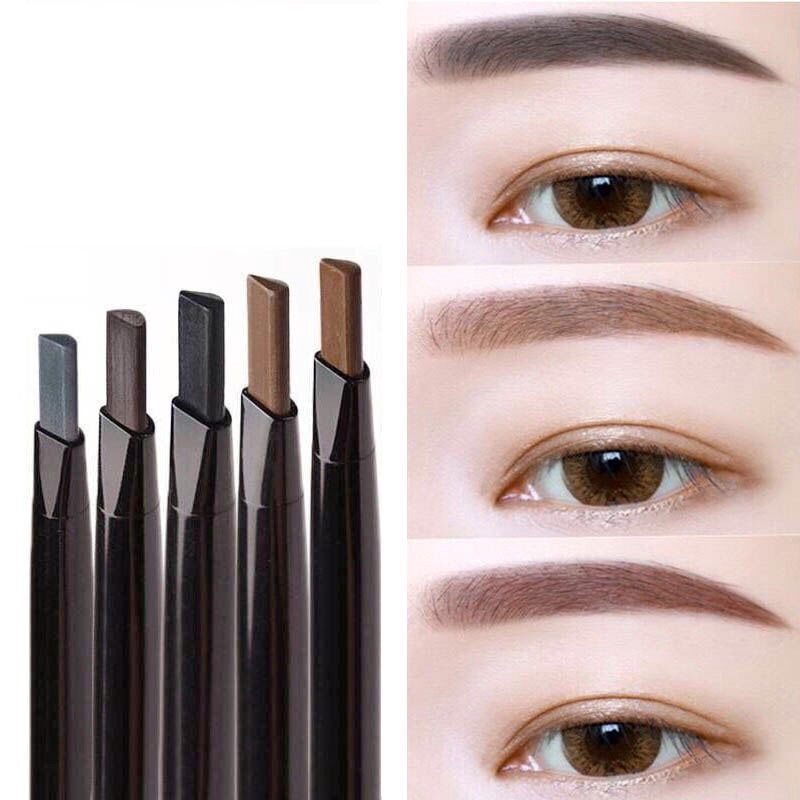 Bút chì kẻ lông mày chính xác lâu trôi không thấm nước độc đáo 5 màu tùy chọn