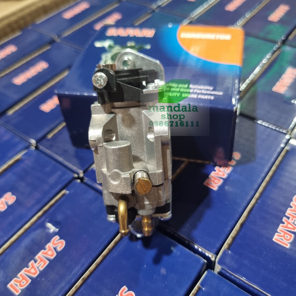Chế hòa khí Sarafi máy cắt cỏ 260 - bình xăng con máy cắt cỏ 2 thì 260, 330...