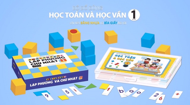 Bộ đồ dùng thực hành toán và học vần lớp 1 chương trình mới