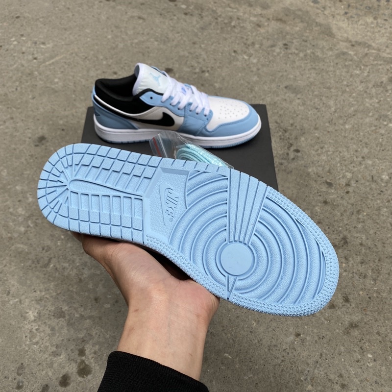 Giày Thể Thao Jd thấp cổ xanh trắng đen nam nữ