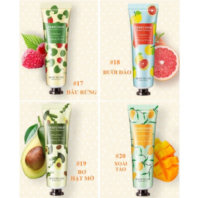Kem Dưỡng Da Tay Mini Maycreate Chính Hãng
