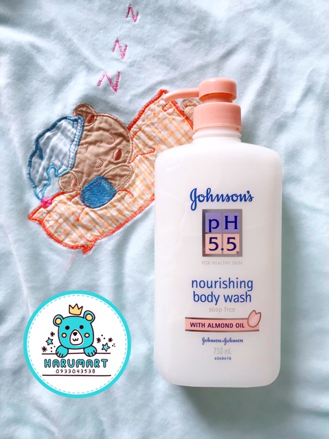 Sữa tắm dầu hạnh nhân/Sữa tắm 2in1 Johnson's Baby pH5.5 750ml