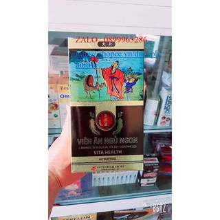 Viên ăn ngủ ngon VITA HEALTH ( LỌ 60 VIÊN )