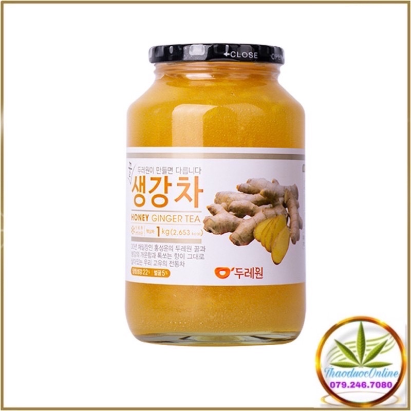 Mật Ong Gừng Hàn Quốc 1kg/lọ
