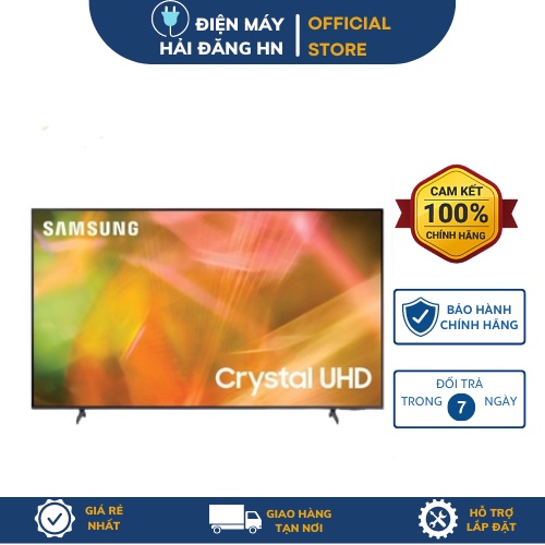 Smart Tivi Samsung 55 inch 4K 55AU8000 Crystal UHD Điện Máy Hải Đăng HN