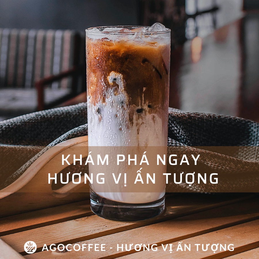 Cà Phê Nguyên Chất Mix 2 Thành Phần Robusta Arabica AGOCOFFEE Hương Vị Đậm Đà Cuốn Hút Khối Lượng 250 Gram Và 500 Gram | BigBuy360 - bigbuy360.vn