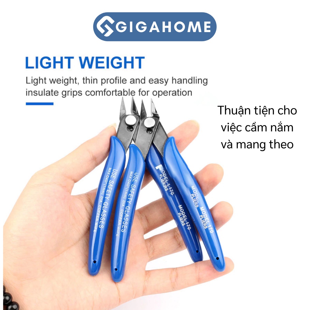 Kìm Cắt Chân Linh Kiện GIGAHOME170 Được Làm Từ Thép, Sắc Bén 7400