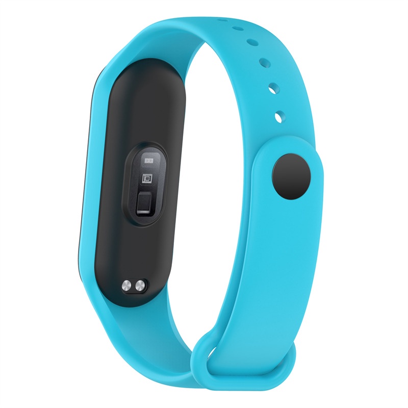 Dây Đeo Thay Thế Chất Liệu Silicon Màu Trơn Cho Xiaomi Mi Band 7 / 6 / 5 / 4 / 3 miband3 miband4 miband5 miband6 miband7