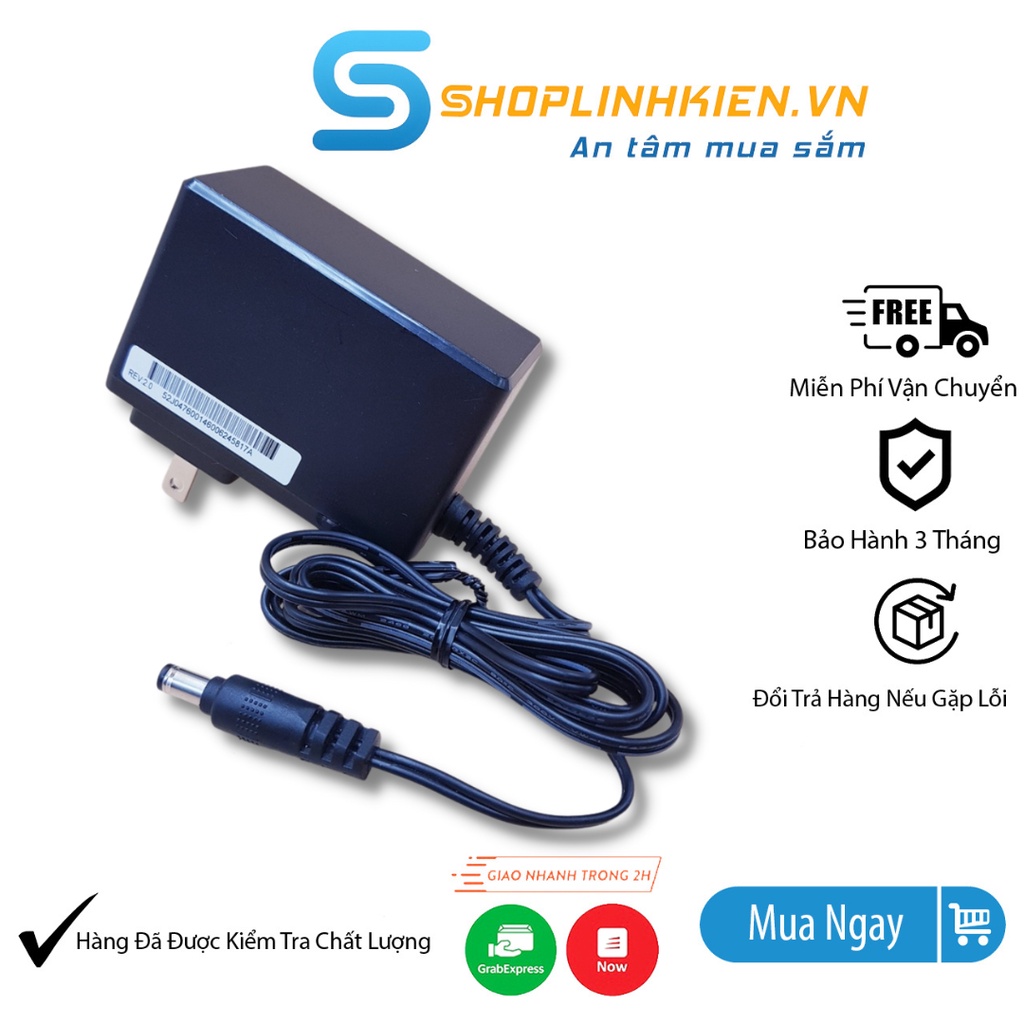 Nguồn Adapter 12V 2A HOIOTO ADS-24FUA-12Y ADS-25FT-12 Bộ Chuyển Đổi Nguồn 12V2A Jack 5.5x2.5 Router-Shoplinhkienm2m