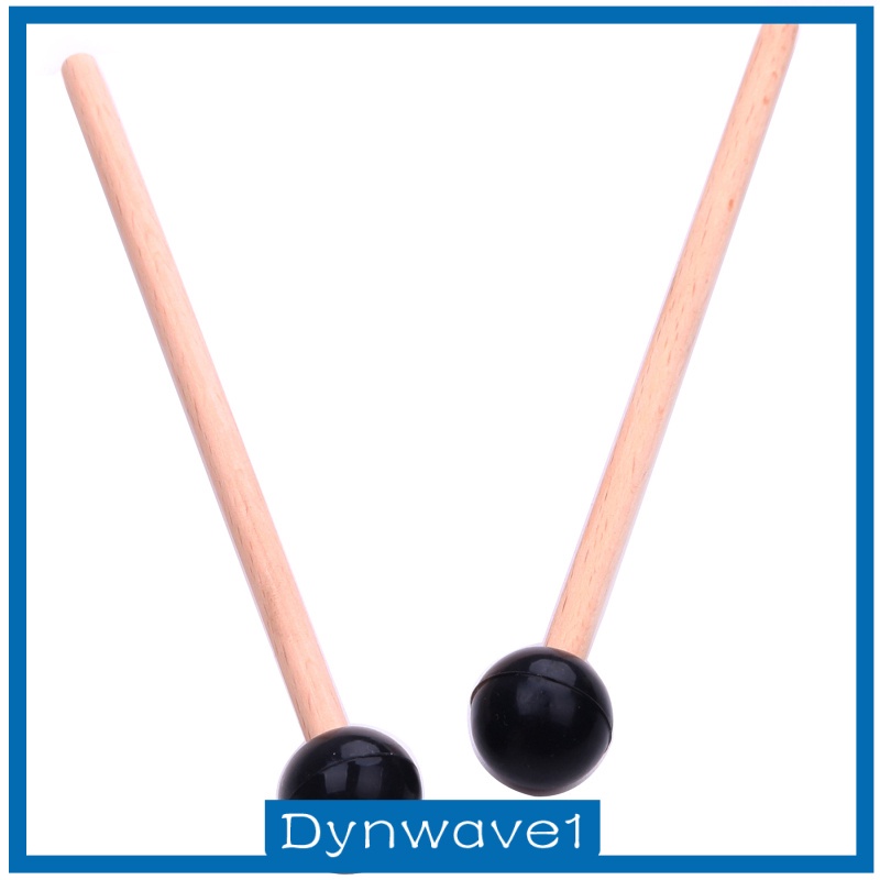 1 Cặp Dùi Gõ Trống Bằng Gỗ Cao Su Dày 145mm