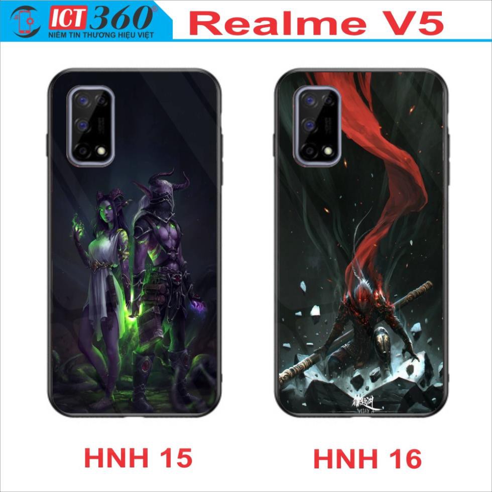 Ốp Lưng Kính REALME V5, Realme Q2  - In Theo Yêu Cầu