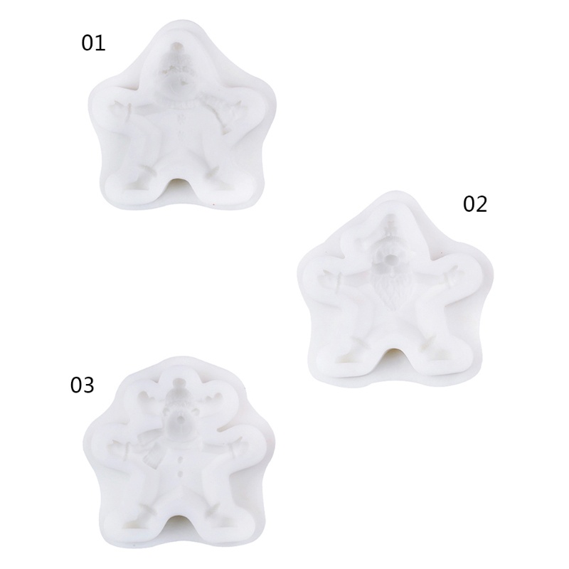 Khuôn Silicone Làm Bánh &amp; Socola Hình Ông Già Noel