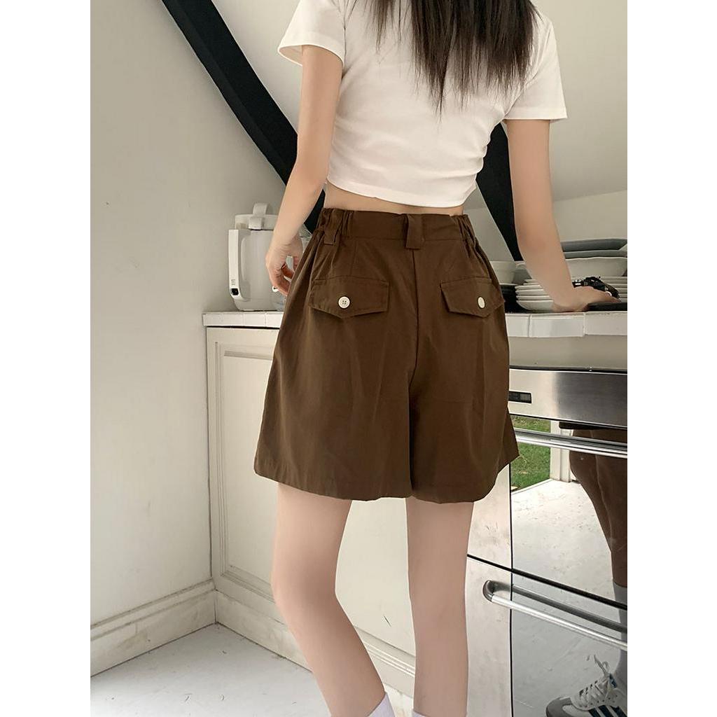 Quần Short Nữ Ống Rộng Phong Cách Mới Mùa Hè 63525