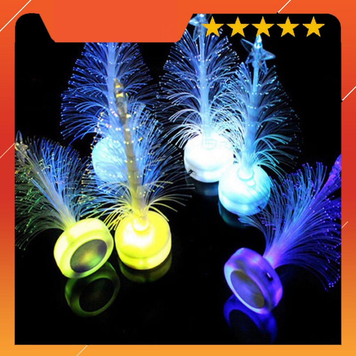 XẢ KHO - BÁN VỐN XẢ KHO - Bộ 2 đèn dây cước hình dáng cây thông siêu sáng để bàn BTC01 KJGHFUROT9578