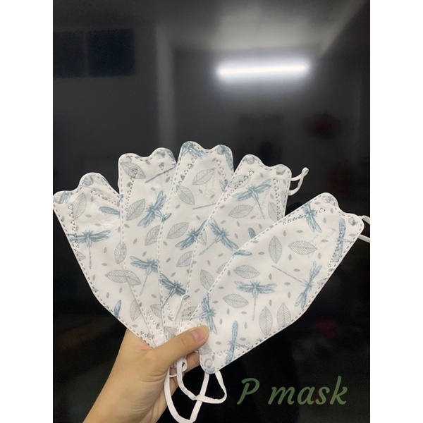 10 cái khẩu trang 4d KF94 TTcare in hình dễ thương