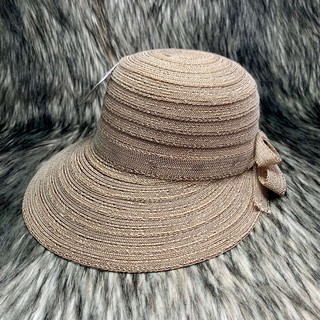 Nón Cói Rộng Vành/ Mũ Đi Biển Có Dây Tết Bông Phía Sau N067 [Ảnh Tự Chụp]