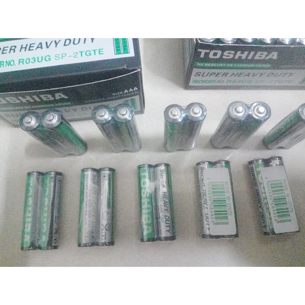 Pin tiểu nhỏ AAA (3A) Toshiba (Combo 10 viên)