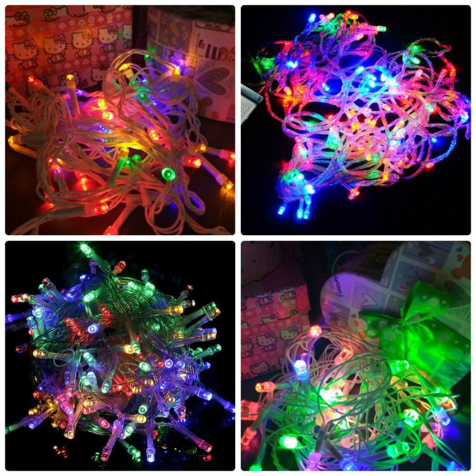 Đèn nháy LED TO trang trí nhiều màu dây dài 5 mét có thể chỉnh độ nháy ( Đèn  Led nhiều màu nhấp nháy trang trí ) | Shopee Việt Nam