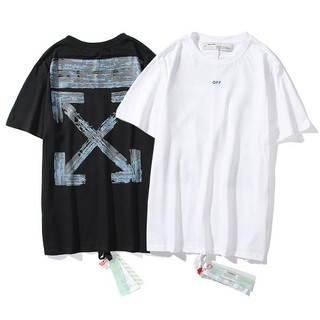 Áo Thun Off-White Tay Ngắn Chất Cotton In Chữ Thời Trang